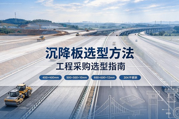 高密沉降板选择方法