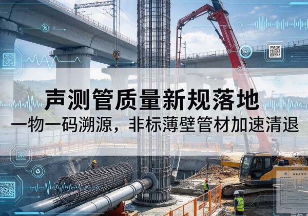 高密声测管质量新规落地，一物一码溯源，非标薄壁管材加速清退