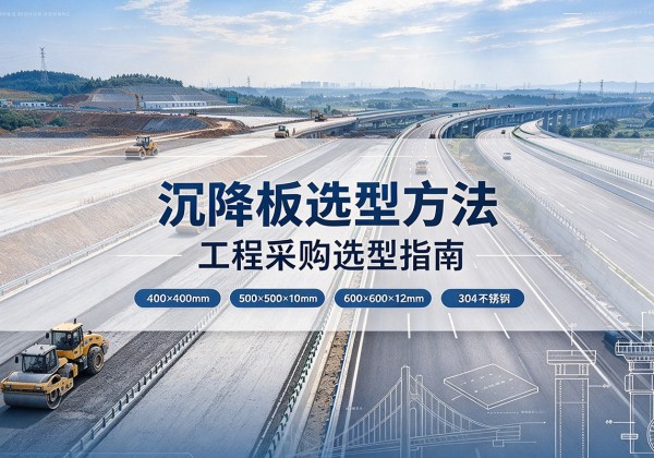 高密沉降板选择方法
